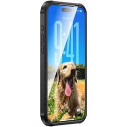 Valenta Full Cover Coque Transparente iPhone 18 Pro Coque arrière en Verre trempé Anti-Chocs - Transparent