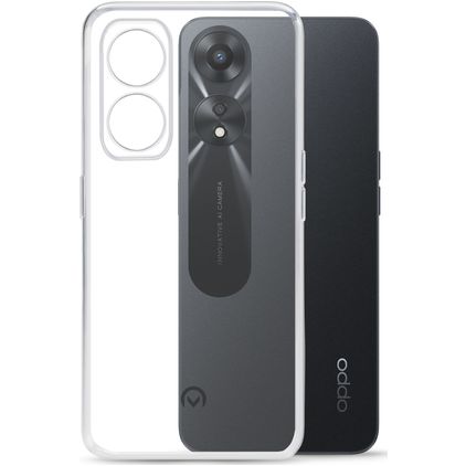 Mobilize Gelly Coque Transparente OPPO A18 Coque arrière en TPU Souple - Transparent