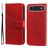 Mobigear Flowers Housse iPhone Air Etui Porte-Monnaie - Rouge