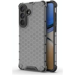 Mobigear Honeycomb Coque Samsung Galaxy S26 Plus Coque arrière Rigide Anti-Chocs - Noir