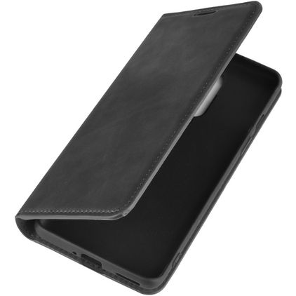 Mobigear Retro Slim OnePlus 8 Étui Portefeuille - Noir