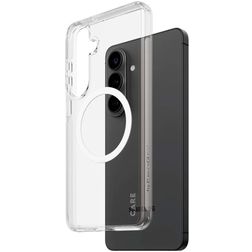 CARE by PanzerGlass Urban Explorer Coque Transparente Samsung Galaxy S26 Plus MagSafe Coque arrière Rigide Anti-Chocs - Transparent