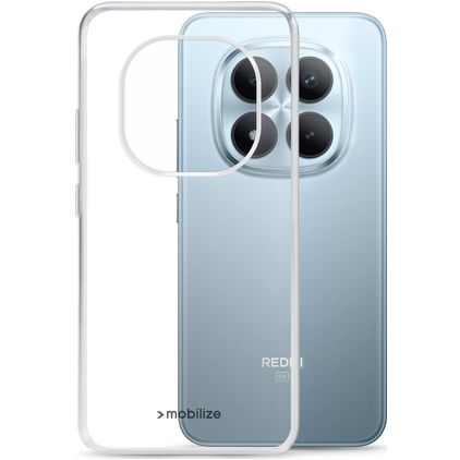 Mobilize Gelly Case Coque Transparente Xiaomi Redmi Note 17 Pro Plus Coque arrière en TPU Souple - Transparent