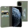 Mobiparts Classic Wallet Housse iPhone 11 Pro Max Etui Porte-Monnaie - Stone Green