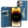 Mobiparts Classic Wallet Housse iPhone 14 Pro Max Etui Porte-Monnaie - Steel Blue