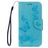 Mobigear Butterfly Housse Samsung Galaxy S8 Etui Porte-Monnaie - Bleu