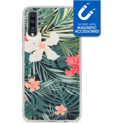 My Style Magneta Samsung Galaxy A70 TPU souple Coque arrière - Black Jungle