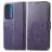 Mobigear Clover Motorola Edge (2021) Étui Portefeuille - Violet