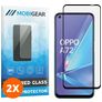 Mobigear Premium OPPO A72 Verre trempé Protection d'écran - Compatible Coque - Noir (Lot de 2)