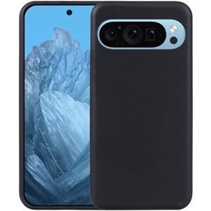 Mobigear Basics Coque Google Pixel 9 Coque arrière en TPU Souple - Noir