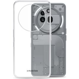 Mobilize Gelly Case Coque Transparente Nothing Phone (3a) Pro Coque arrière en TPU Souple - Transparent