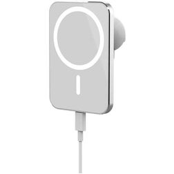 Mobigear Square MagSafe Support Voiture Grille de ventilation Magnétique Universel - Blanc