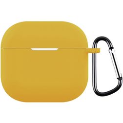 Mobigear Colors Coque Apple AirPods 4 Coque en Silicone Souple - Jaune