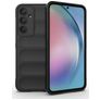 Mobigear Bumpy Coque Samsung Galaxy A55 Coque arrière en TPU Souple - Noir