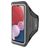Mobiparts Comfort Fit Brassard Téléphone Samsung Galaxy A13 4G Brassard Coque de Sport en Neoprène - Noir