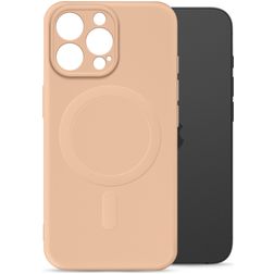My Style Protective Flex Coque iPhone 15 Pro MagSafe Coque arrière en TPU Souple - Soft Pink