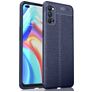 Mobigear Luxury Coque OPPO Reno 4 Coque arrière en TPU Souple - Bleu
