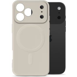 My Style Protective Flex Coque iPhone 17 Pro Max MagSafe Coque arrière en TPU Souple - Antique White