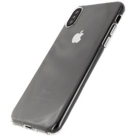Mobilize Gelly Coque Transparente iPhone XS Coque arrière en TPU Souple - Transparent