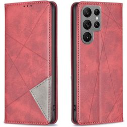 Mobigear Rhombus Slim Housse Samsung Galaxy S25 Ultra Etui - Rouge
