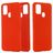 Mobigear Rubber Touch Samsung Galaxy M51 Silicone Coque arrière - Rouge