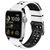 Mobigear Aero Armor Bracelet Silicone Apple Watch Fermeture boucle ardillon - 49/46/45/44 mm - Noir / Blanc