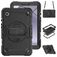Mobigear SureGrip Xtreme Coque Samsung Galaxy Tab A11 Coque arrière en Plastique rigide,Silicone + Bandoulière + Support Amovible - Noir