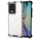 Mobigear Honeycomb Coque Huawei P40 Coque arrière Rigide Anti-Chocs - Blanc