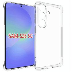 Mobigear Cushion Coque Transparente Samsung Galaxy S26 Coque arrière en TPU Souple - Transparent