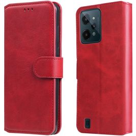 Mobigear Wallet Housse Realme C31 Etui Porte-Monnaie - Rouge