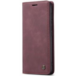 Caseme 013 Housse Samsung Galaxy A41 Etui Porte-Monnaie - Rouge