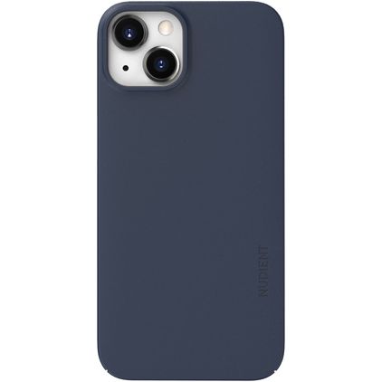 Nudient Thin Precise Coque iPhone 13 MagSafe Coque arrière Rigide - Midwinter Blue