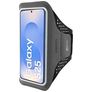 Mobiparts Comfort Fit Brassard Téléphone Samsung Galaxy S25 Brassard Coque de Sport en Neoprène - Noir