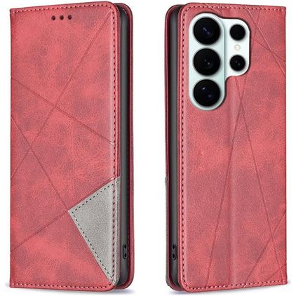 Mobigear Rhombus Slim Housse Samsung Galaxy S26 Ultra Etui - Rouge