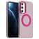 Mobigear Shockproof Samsung Galaxy A16 MagSafe Plastique rigide Coque arrière - Rouge