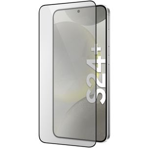 Mobiparts Regular Samsung Galaxy S24 Plus Verre trempé Protection d'écran - Compatible Coque - Noir