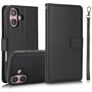 Mobigear Wallet Housse iPhone 16 Plus Etui avec Coque Détachable Porte-Monnaie - Noir