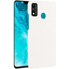 Mobigear Croco Coque HONOR 9X Lite Coque arrière Rigide - Blanc