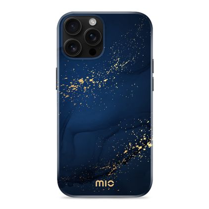 MIO Coque iPhone 16 Pro Max MagSafe Coque arrière Rigide - Midnight Sparkle