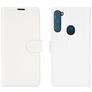 Mobigear Classic Housse Motorola One Fusion Plus Etui Porte-Monnaie - Blanc