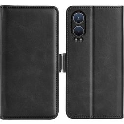 Mobigear Slim Magnet Housse OnePlus Nord CE 4 Lite Etui Porte-Monnaie - Noir