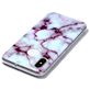 Mobigear Marble Coque Xiaomi Mi 8 Coque arrière en TPU Souple - Rouge