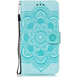 Mobigear Mandala Housse iPhone 11 Etui Porte-Monnaie - Turquoise