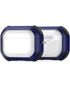 Mobigear Shockproof Coque Apple AirPods Pro 1 Coque Rigide - Dark Blue