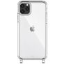 Mobigear Mix & Match Transparent iPhone 11 Pro Max TPU souple Coque avec cordon - Transparent
