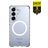 ITSKINS Level 2 HybridMagClear R Coque Transparente Samsung Galaxy S26 MagSafe Coque arrière Rigide Anti-Chocs - Transparent