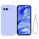 Mobigear Rubber Touch Coque Google Pixel 10a Coque arrière en Silicone - Violet
