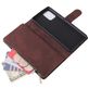 Mobigear Zipper Housse Samsung Galaxy S10 Lite Etui Porte-Monnaie - Marron