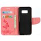 Mobigear Butterfly Housse Samsung Galaxy S8 Etui Porte-Monnaie - Rose