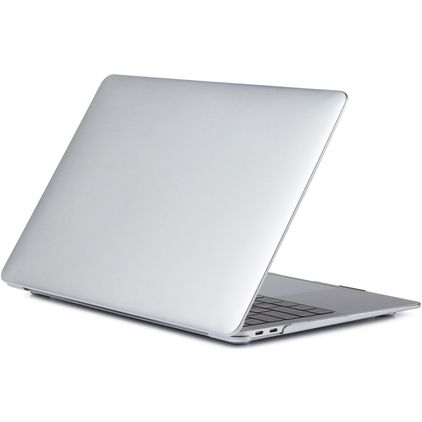 Mobigear Metallic MacBook Air 13 pouces (2018-2020) Coque rigide pour MacBook - Argent - Modèle A1932 / A2179 / A2337